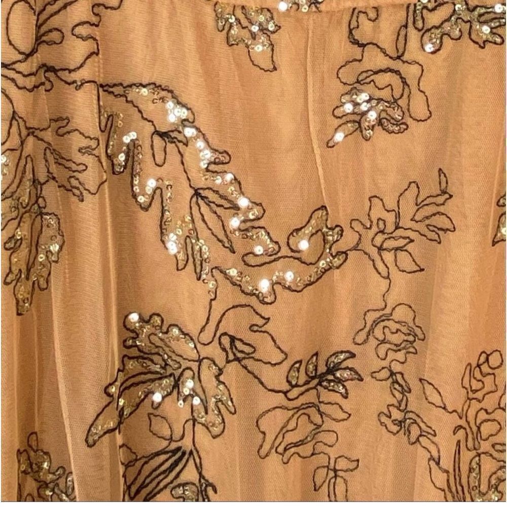 Anthropologie Maeve Sequined Tulle Maxi Dress Size XXS - Picture 11 of 14